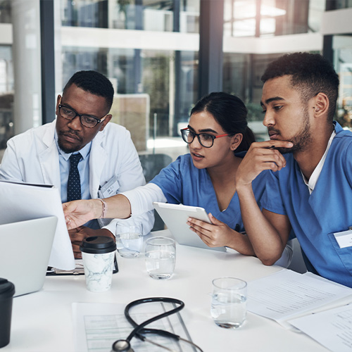 you see this here is a problem shot of a group of doctors